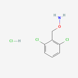Chemical structure of O-(2,6-Dichlorobenzyl)hydroxylamine hydrochloride