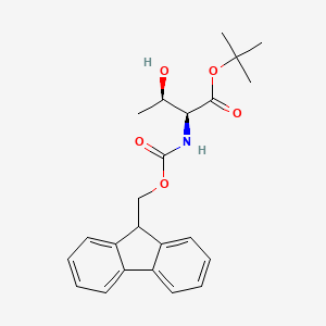 Chemical structure of Nα-Fmoc-L-threonine tert-Butyl Ester