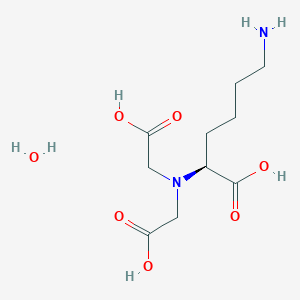 Chemical structure of Nα,Nα-Bis(carboxymethyl)-L-lysine hydrate