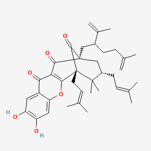 Chemical structure of Nujiangefolin A