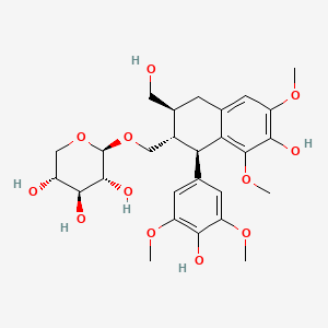 Chemical structure of Nudiposide