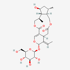 Chemical structure of Nudifloside C