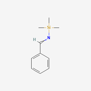 Chemical structure of N-Trimethylsilylbenzaldimine