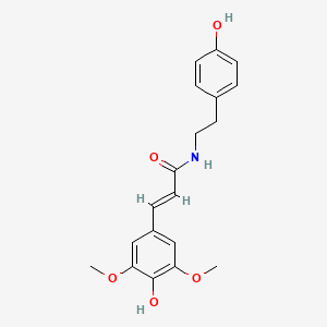Chemical structure of N-trans-Sinapoyltyramine