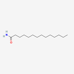 Chemical structure of n-Tetradecanamide
