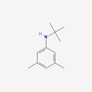 Chemical structure of N-tert-Butyl-3,5-dimethylaniline