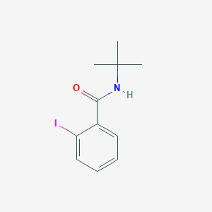 Chemical structure of N-tert-Butyl-2-iodobenzamide
