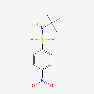 Chemical structure of N-tert-Butyl 4-Nitrophenylsulfonamide