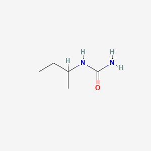 Chemical structure of sec-Butylurea