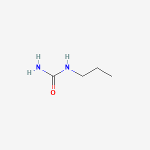 Chemical structure of Propylurea