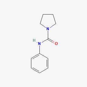 Chemical structure of N-phenylpyrrolidine-1-carboxamide