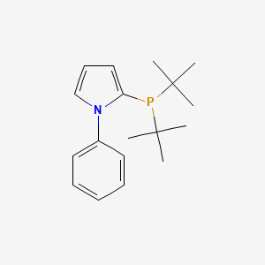 Chemical structure of N-Phenylpyrrol-2-yldi-tert-butylphosphine