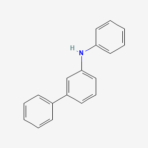 Chemical structure of N-Phenyl-3-biphenylamine