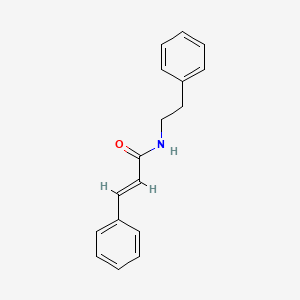 Chemical structure of N-Phenethylcinnamamide