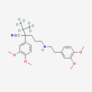 Chemical structure of Norverapamil-d7
