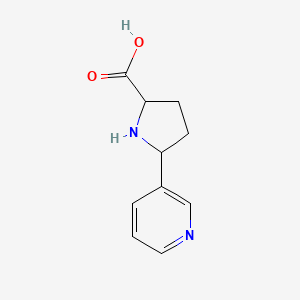 Chemical structure of Nornicotine-2-carboxylic acid