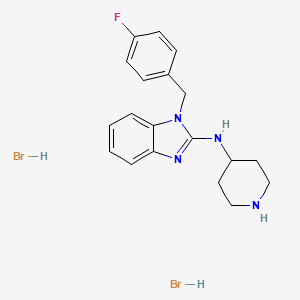 Chemical structure of Norastemizole Hydrobromide