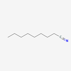 Chemical structure of Nonanenitrile