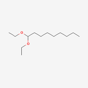 Chemical structure of Nonane, 1,1-diethoxy-
