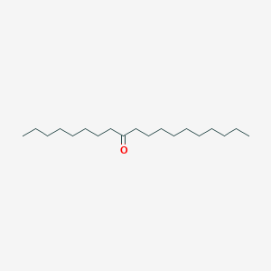 Chemical structure of Nonadecan-9-one