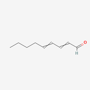 Chemical structure of Nona-2,4-dienal