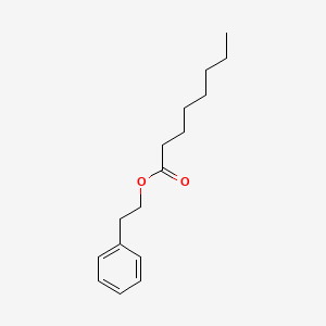 Chemical structure of Phenethyl octanoate