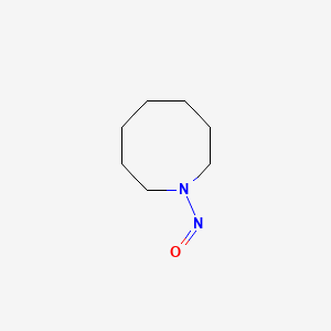 Chemical structure of N-Nitrosoheptamethyleneimine