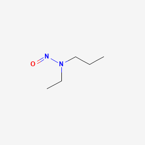 Chemical structure of N-NITROSOETHYL-N-PROPYLAMINE