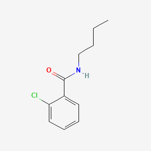 Chemical structure of N-butyl-2-chlorobenzamide