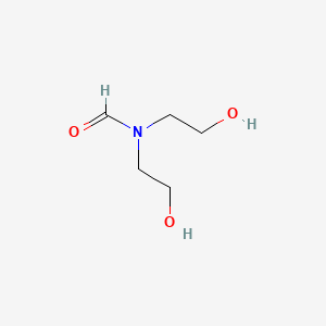 Chemical structure of N-N-bis(2-hydroxyethyl)formamide