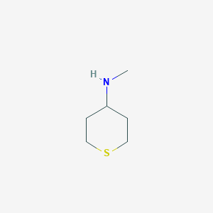 Chemical structure of N-methylthian-4-amine