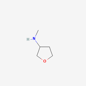Chemical structure of N-methyloxolan-3-amine