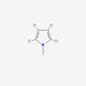 Chemical structure of N-METHYLPYRROLE-D4
