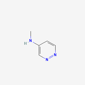 Chemical structure of N-Methylpyridazin-4-amine