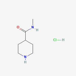 Chemical structure of N-Methylpiperidine-4-carboxamide hydrochloride