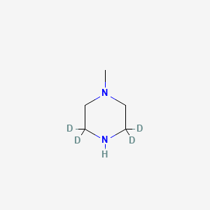 Chemical structure of N-methylpiperazine-3,3,5,5-d4