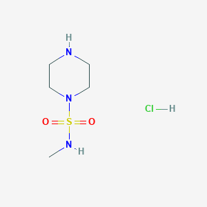 Chemical structure of N-Methylpiperazine-1-sulfonamide hydrochloride