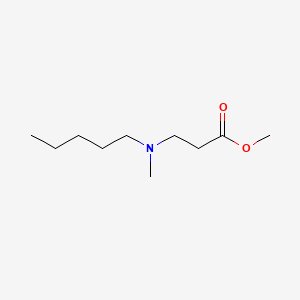 Chemical structure of Methyl 3-(methyl(pentyl)amino)propanoate