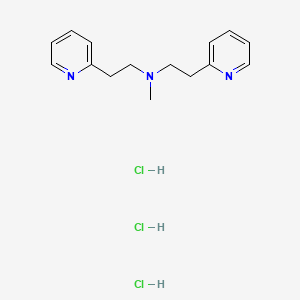 Chemical structure of N-Methyl-N,N-bis(2-pyridylethyl)amine Trihydrochloride