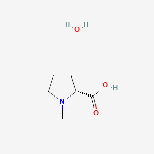 Chemical structure of N-Methyl-D-proline Monohydrate