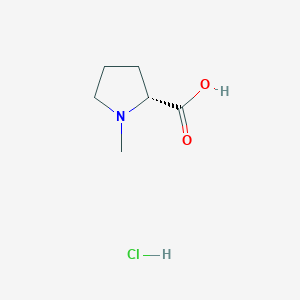 Chemical structure of N-Methyl-D-proline Hydrochloride