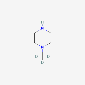 Chemical structure of N-Methyl-d3-piperazine