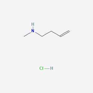 Chemical structure of N-Methylbut-3-en-1-amine hydrochloride