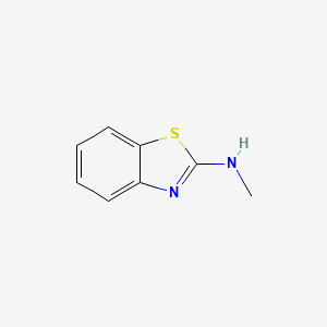 Chemical structure of N-methylbenzothiazol-2-amine