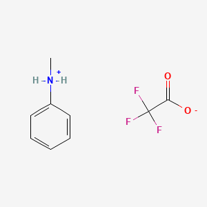 Chemical structure of N-Methylanilinium Trifluoroacetate