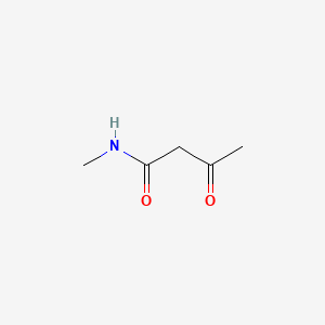 Chemical structure of N-Methylacetoacetamide