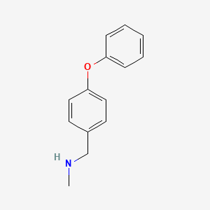 Chemical structure of N-Methyl-4-phenoxybenzylamine