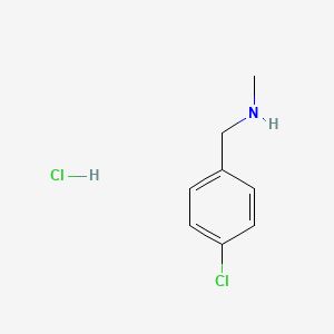 Chemical structure of N-Methyl-4-chlorobenzylamine Hydrochloride
