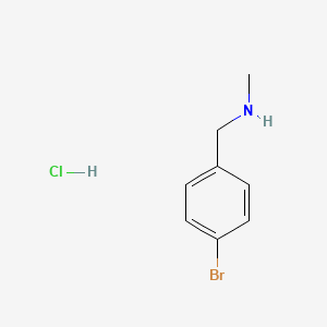 Chemical structure of N-Methyl-4-bromobenzylamine Hydrochloride
