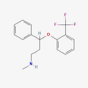 Chemical structure of N-Methyl-3-phenyl-3-(2-(trifluoromethyl)phenoxy)propan-1-amine